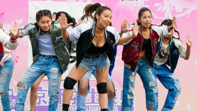 [4K] 京都学生祭典 女子大学生 E-girls コピーダンス イベントステージ