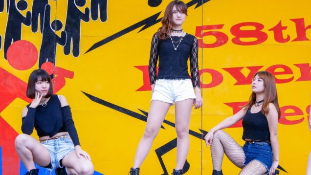 [4K] 京都 女子大学生 K-POP かっこいいダンス ④ アイドル 学園祭 ダンス部