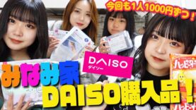 【ダイソー】DAISOひとり1000円分紹介します！【みなみ家】