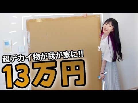 【13万2000円分】の推しグッズが超巨大な段ボールが家に届きました！！！！！［キャラウムカフェ］