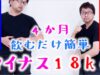 【飲むだけダイセット】運動しないで18kg痩せてみた。