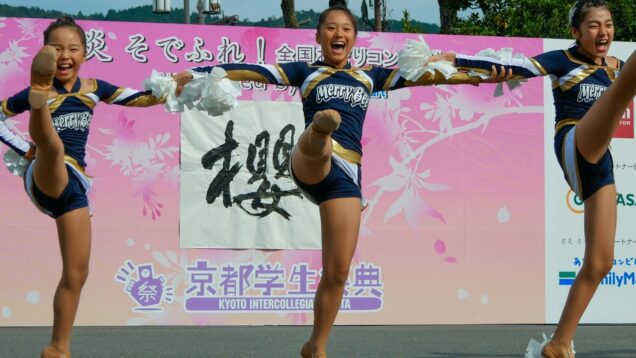 [4K] かわいいチアダンス 京都学生祭典 Cheerleading