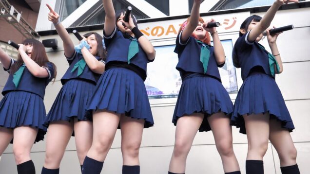 堀江学院 アイドル 「シュレーディンガーのネコ」 ライブ Japanese girls Idol group [4K]