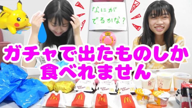 ガチャで出たものしか食べれません★マックのハッピーセット！強運の人がいました！！★ピカチュウ★にゃーにゃちゃんねるnya-nya channel