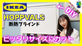 【DIY】IKEAのブラインドを窓ピッタリサイズに改造してみた！【ももかチャンネル】