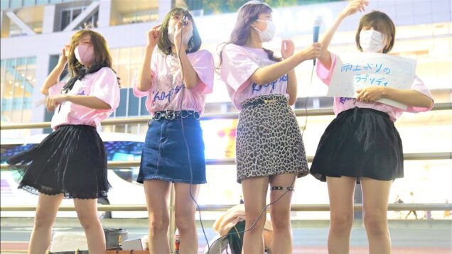 Full【4K/α7ⅲ/1635GM】雨上がりのラプソディ（Japanese idol group “Ameagari no Rhapsody”）at 新宿駅東南口 2021年6月3日（木）