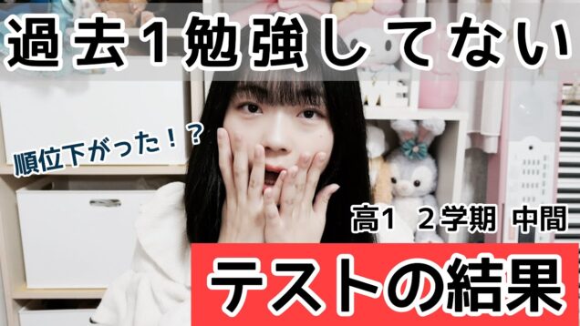 【テストの結果】過去１勉強しなかった高１2学期中間テストの結果は！？