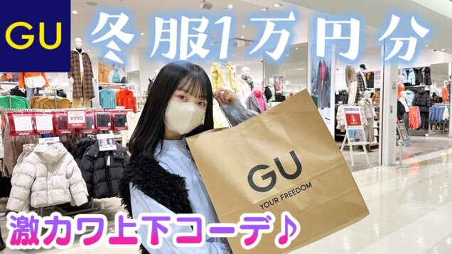 GUで激安激カワな冬コーデを1万円分ゲット♪購入品紹介でコーデも紹介します♪