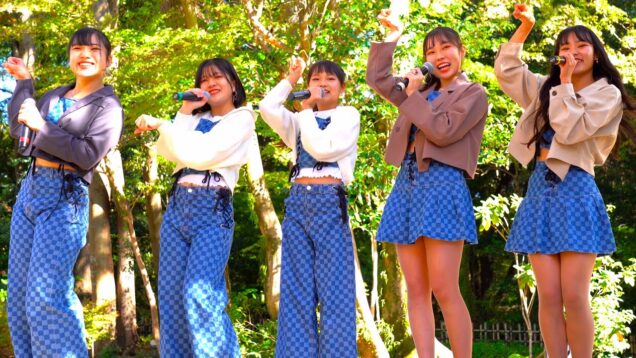 ①固定【4K/α7ⅲ】猫の踊り子ミミ（Japanese idol group Neko no Odoriko MIMI）『Enjoy music』at 楽寿園 2021年11月13日（土）