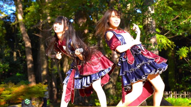 固定【4K】マーブル･メイプル（Japanese idol group Marble-Maple）『Enjoy music』at 楽寿園 2021年11月13日（土）