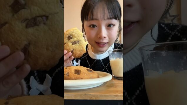 海外ギャルが美味しそうなクッキーを食べていたので真似してみた🍪😋 #shorts