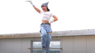 固定【4K/60p】Ria/+give（Japanese idol dancer Ria）アイゲキ「野外でダンチャレ」スカイステージ 新木場 at ドルフィンKOTO 2023年4月22日（土）