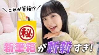 新筆箱これなの!?斬新すぎるJKの3学期用の筆箱を入れ替え＆紹介します♪