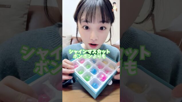 人気すぎるシャインマスカットボンボンに1番近いお菓子食べてみた！