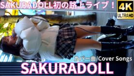 【4K/60p】SAKURADOLL/サクラドール（Japanese idol group）東急歌舞伎町タワー敷地内 和牛特区 店舗前スペース 2025年2月20日（木）